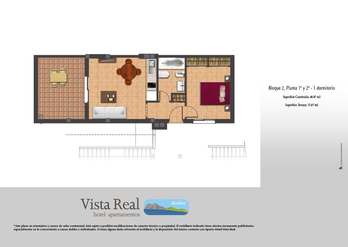 אלקאידסה Apartamentos Vista Real מראה חיצוני תמונה